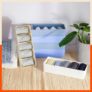Bathla Drawer Organizers (Set of 4)- 5 Grids Multi-purpose Closet Storage Dividers | Stackable Wardrobe Organizers for Socks, Innerwear, Ties, Jewellery & Stationary | Plastic Storage Box | Multicolor