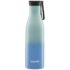 Amazon Brand – Solimo Stainless Steel Fridge Water Bottles | Set of 2 | Textured Finish | 1 L | Black