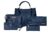 Bagsy Malone Women’S Handbag (Set Of 5, Croco Blue)