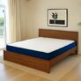 Royaloak Italian Ortho Memory Foam Mattress Queen Size | 8 Inch Thick with Breathable Knitted Fabric & Pressure Relieving Foam | Superior Body Support | Anti Skid Queen Size Mattress | 60X78 Inches