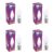 PHILIPS 4W LED Frosted Candle Bulb | Warm White 3000K | E4 Base | Energy Efficient Decorative LED Light | Soft Glare-Free Illumination | Pack of 4