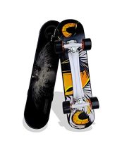 Jaspo Power Kids 26″ inches Skateboard for Beginners Boys & Girls (6 Years & Above, Skate-Board, Vinyl, Black)