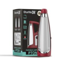 Sturlite Pton 12W LED Portable Lantern| 2200mAh Rechargeable Li-ion Battery| Upto 15Hrs Long Battery Back Up| 360° Light Spread & Knob for Brightenss Adjustment LED Lamp – (Pack of 1)