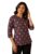 KHILORI Women’s Rayon A-Line Short Kurti | Trendy Ethnic Kurta | Stylish Office Wear, Casual Wear Kurti for Girls Top, Dark Pink, M – 38