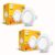 Wipro Garnet 8W Round Downlight Junction Box | Cool White (6500K) | Glare-Free Design | Recessed Downlighter for False Ceiling | Cutout ∼ 3 inch | Pack of 2