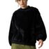 Shae by Sassafras Women’s Black Velvet Straight Kurta -S