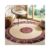 Xenluxe Jute Round Area Rug – Handwoven Striped Design, Classic Rustic Style, Eco-Friendly Natural Fiber, Living Room, Bedroom, Home Décor, Boho & Farmhouse Accent Rug (6×6 feet, Chindi Lehar)