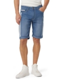 The Indian Garage Co Men Slim Fit Placement Print Mid-Rise Denim Shorts