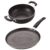Nirlon Polka-Dot Non Induction Base Non Stick Aluminium 2 Piece Pots and Pan Set [Flat Tawa 26cm + Kadhai 22cm – 1.8 Liter]