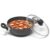 Signoraware Opulent Non Stick Kadhai 28cm | Non-Stick Coating Allows Oil Saving | Heat-Resistant Grip | Gas & Induction Compatible | Perfect for Deep Frying, Sauteing & Stir-Frying (5 LTR | Steel)