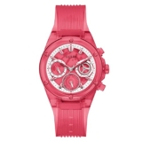 Guess Round 39mm Red Dial Analog Women Watch – GW0438L4