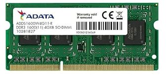 Adata Premier 4Gb 1600Mhz Ddr3L Ram Memory Module For Notebooks And Laptops – Adds1600W4G11-R