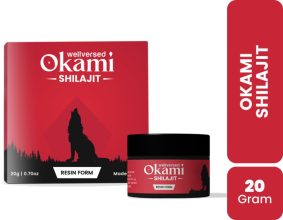 Wellversed Okami Shilajit Resin-20g | Performance and Stamina Booster | 100% Ayurvedic,Lab Tested
