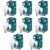 Philips Multi – Wattage LED Bulb | 2 Wattages (9w, 0.5w) In 1 LED Bulb | Colour : Crystal White, Pack Of 8