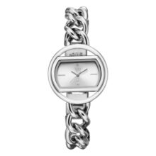 Fastrack Vyb Spotlight with Quartz Analog Silver Dial Silver Brass Strap Watch for Women – FV60146SM01W