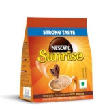 Sunrise Instant Coffee Powder|Strong Taste For The Perfect Start To Your Day|Coffee Chicory-Mix|190G /200G, Stabilo Pack, Bag