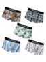 MOKICHI Men’s Printed Boxer Briefs for Comfortable Everyday Wear | Stretchable Trunks with Soft Waistband | Stylish Printed Innerwear for Men | Pack of 5