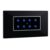 Smarteefi Touch 8 Port Modular Wifi Smart Switch Board, 8 Smart Switches, Compatible With Alexa & Google Home, Black (Size: 4M (146Mmx94Mmx40Mm))