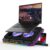 Kreo Arctik Pro Laptop Cooler Pad Dual 125mm Fans, 3000 RPM, 7-Way Adjustable Cooling Pad with RGB Lighting, USB-C Powered, Built-in USB Hub (Arctik Pro)