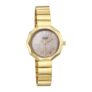Sonata Poze 9 with Quartz Analog Pink Dial IPG SS Cut fold Strap Watch for Women – SP80184YM01W