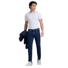 Men’s Blue Slim Mid Rise Jeans
