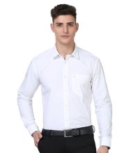 UNITED COLORS OF BENETTON Shirt for Men | Formal Shirts for Man | Shirts for Men Stylish | Mens Shirt | Plain Shirts for Men | Full Sleeve Slim Fit White Shirt