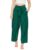Clovia Women’s Rayon Chic Basic Wide Leg Pyjama (LB0192P17_Green_M)