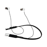 Bouncefit Sonic 225 Bluetooth Wireless Neckband, 60H Continuous Playback Battery, Deep Bass, Stereo Sound, HD Calls, Type C Fast Charging, Rich Audio, Earbuds with Mic Earphones (Silver)