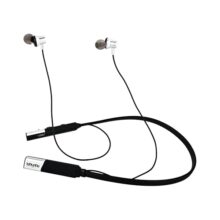 Bouncefit Sonic 225 Bluetooth Wireless Neckband, 60H Continuous Playback Battery, Deep Bass, Stereo Sound, HD Calls, Type C Fast Charging, Rich Audio, Earbuds with Mic Earphones (Silver)