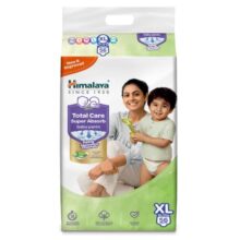 Himalaya Total Care Super Absorb Baby Pants Diaper | Size XL (Extra Large) 56 Count | Pack of 1 | 12-17 kg | Breathable & Rapid Zig Zag Absorption | Keeps Skin Calm & Rash Free