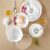 Larah by Borosil Silk Series Rose Red Opalware Dinner Set with Steel Spoon | 41 Pcs for Family of 6 | Microwave & Dishwasher Safe | Bone-Ash Free | Crockery Set for Dining & Gifting | Plates & Bowls