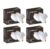 Bajaj Polycarbonate Celesta LED Downlight 3-in-1 Colour | 5W LED Downlight | for Smaller Spaces | Long Life of 25000 Hours (Pack of 4)