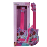 Kriiddaank Minnie Mouse Theme 4-String Toy Guitar For Girls – Lightweight & Durable Educational Musical Instrument For Toddlers – Pink Disney Character Guitar| Birthday Gift For Kids Ages 3+, 43Cm