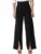 KOTTY Women Regular Length Jade Black Solid Trousers(Jade Black,34)