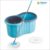 Flipkart SmartBuy NEW BUCKET SPIN MOP AMAZING DESIGN IN PLASTIC AND 2 MICROFIBER REFILL SET Bucket, Mop, Mop Set