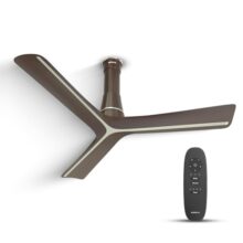 Havells Inveno Lx 1200 Mm Bldc Ceiling Fan|Abs Aerodyanamic Blades|Telescopic Canopy|Timer, Breeze,Sleep,Mop Modes|Reverse Feature|100% Copper Wire Motor|Free Installation|2Yr Warranty(Satin Brown)
