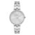 TIMEX Silver-Tone Round Dial Analog Women’s Watch – TWEL22500