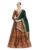 PURVAJA Women’s Kanjiwaram Semi-Stitched Lehenga choli (Zahira-Rust_Free Size)