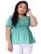 FabAlley Curve Women’s Regular Blouse (CTP00617_Green 3XL)