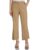 Amazon Brand – Symbol Women’s Flared Mid Rise Ankle Length Trouser (Formal Office Wear| Business Casual Pants) (CT-27_Beige_34)