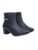 Shoetopia Women’s Black Chunky Heel Ankle Boots – Side Zip Faux Suede Short Booties with Non-Slip Sole, Comfortable Block Heel Fashion Boots EU36