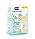 Chicco Toothpaste Mix Fruit + Chicco Brush Yellow 6-36M