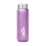 MILTON Aqua 750 Stainless Steel Water Bottle 750ml, Single Walled, ISI Certified I Leak Proof Lid, Rust Proof I For School, Office, Gym I Purple