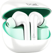 boAt Airdopes 155 w/ 40 hrs Playtime,In-Ear Detection,Quad Mics ENx Tech,ASAP Charge Bluetooth(Ivory White, True Wireless)