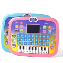 Jack Royal Computer Tablet Toy Baby Children Early Educational Learning Machine Toys Electronic Children Study Game For 3+ Year Old’S Girls Boys Gift Birthday Presents (Kids Computer)
