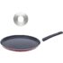 Butterfly Granza Non Stick Kadai with Glass Lid | 240 mm |Non-Stick Premium Virgin Aluminium | Induction Base| PFOA Free | Scratch Resistant