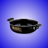 Induction Bottom Non-Stick Kadhai (3.5 L) -6- Durable Quality Iron Kadhai 27 cm Diameter 3.5 L Capacity (Iron, Non-Stick, Induction Bottom) HATHI-KR-6