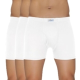 Amul Comfy Men’s Trunk | 100% Cotton Single Jersey Fabric | Inner Elastic Comfort Fit Underwear | Soft Hand Feel | No Marks Waistband | Innerwear | Color May Vary | (Pack of 3) WHT