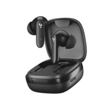 MadRabbit Drift in-Ear Earbuds, 45H Playtime, ENC Mics, 10MM Driver, 50MS Low Latency Gaming, IPX4, Touch Controls, BT V 5.3, Fast Charging, Made in India (Black)