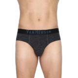 Van Heusen Men Briefs – Cotton Elastane – Superior Comfort, Soft Touch, Textured_20007_Charcoal_M